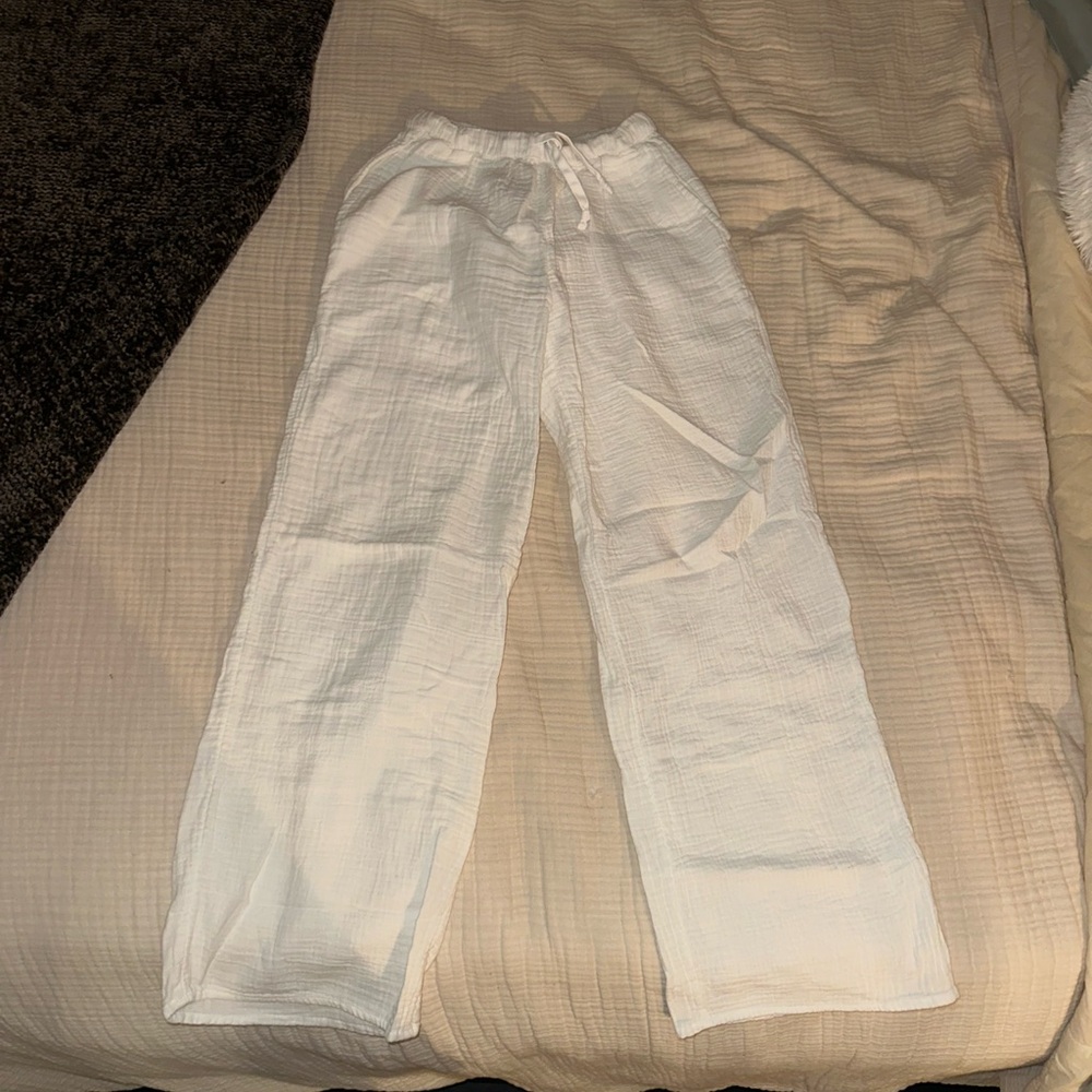 Princess Polly White Casual Pants